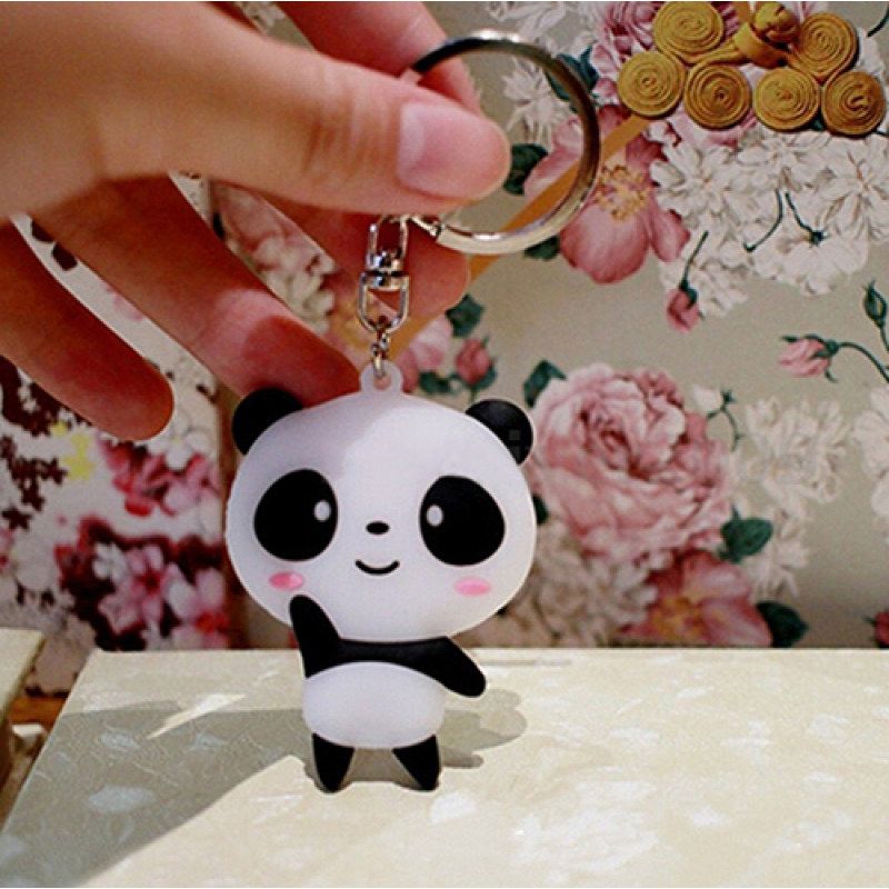 Cute Cartoon Panda Pendant Keychain Bag Handbag Hanging Key-
