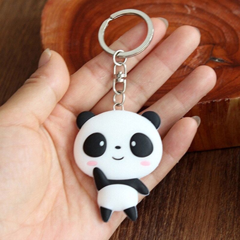 Cute Cartoon Panda Pendant Keychain Bag Handbag Hanging Key-