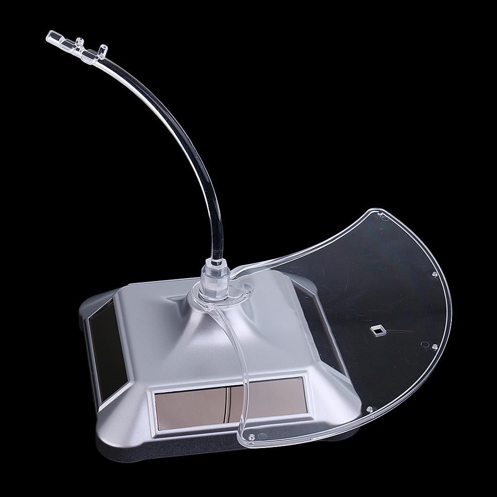 Solar Power Rotating Display Stand Holder Turntable