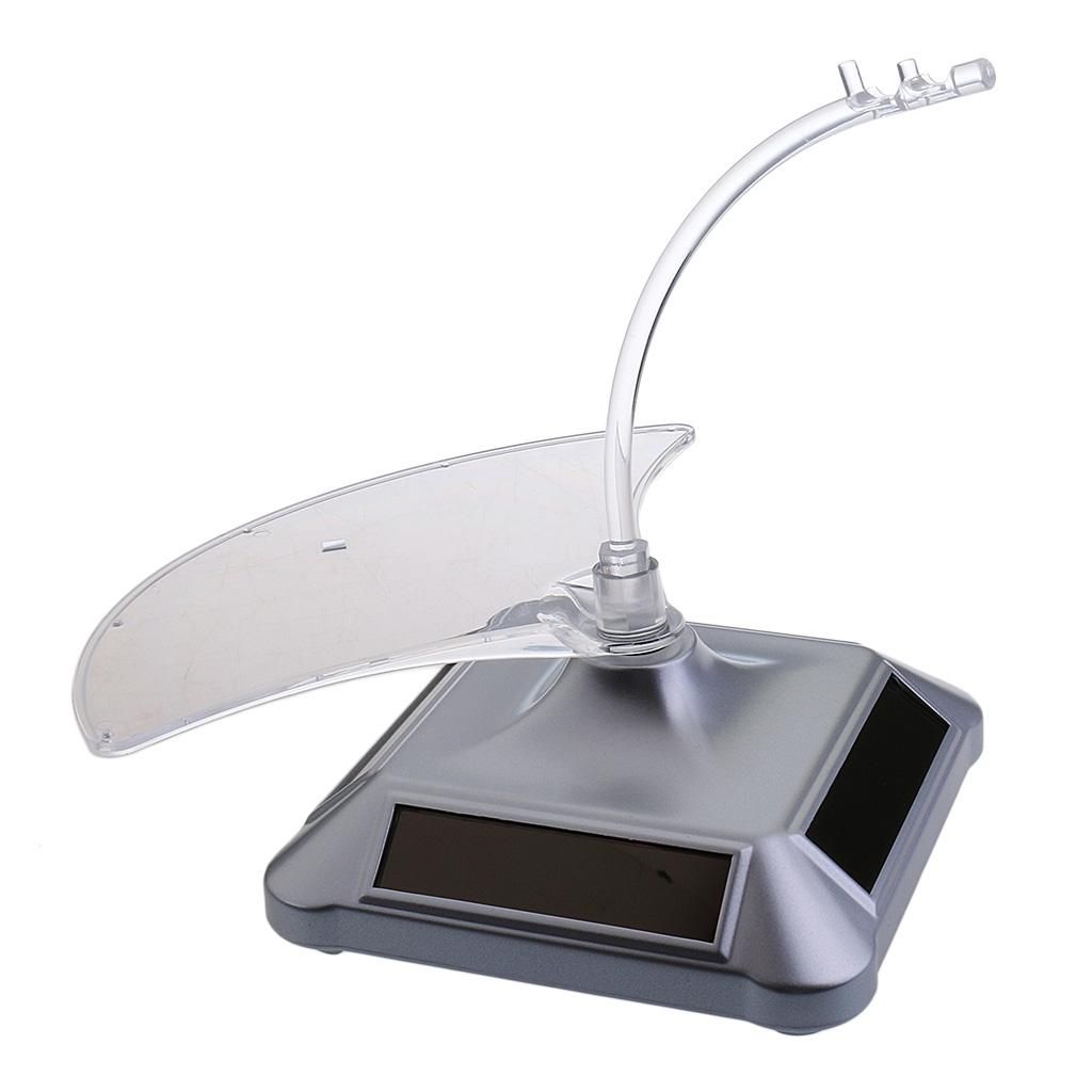 Solar Power Rotating Display Stand Holder Turntable