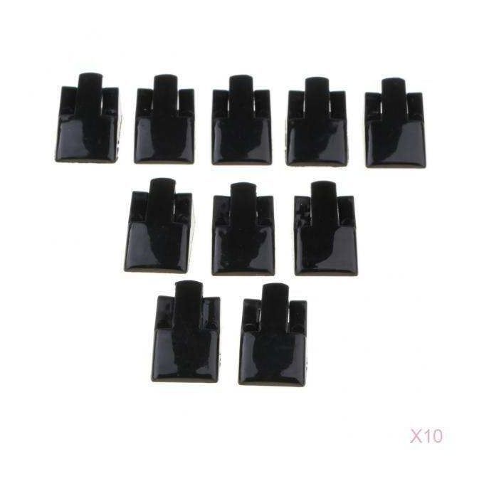 Prettyia 100Pcs Jewelry Tray Finger Ring Display Stands Holder Ring