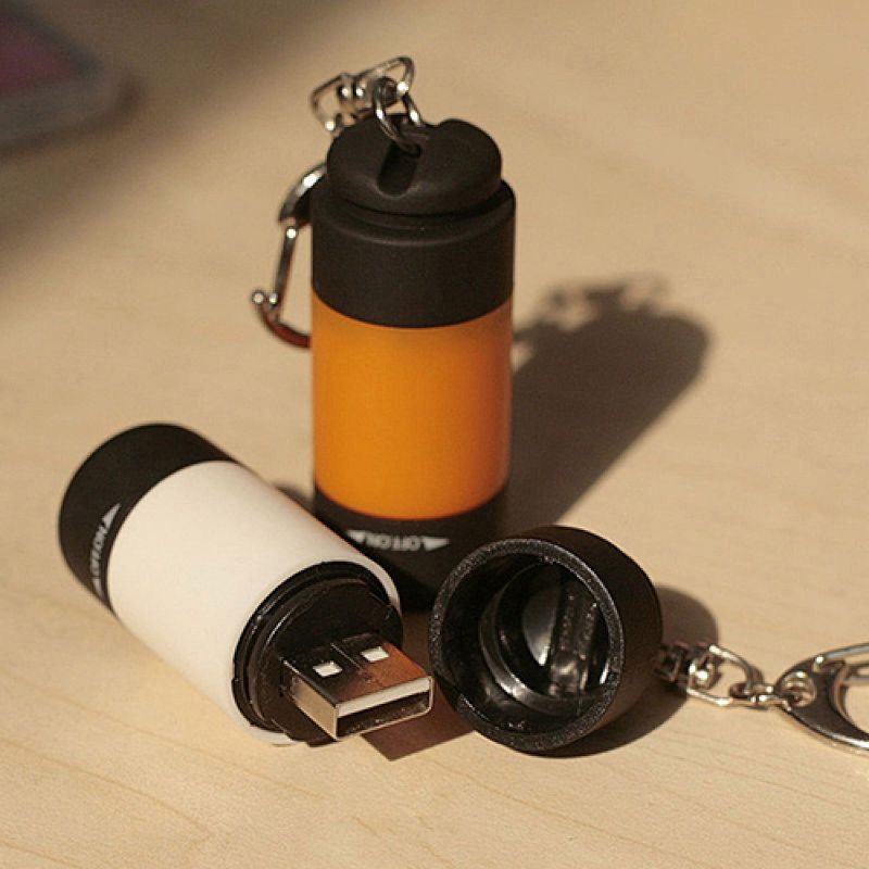 USB Rechargeable Portable LED Light Flashlight Lamp Pocket-