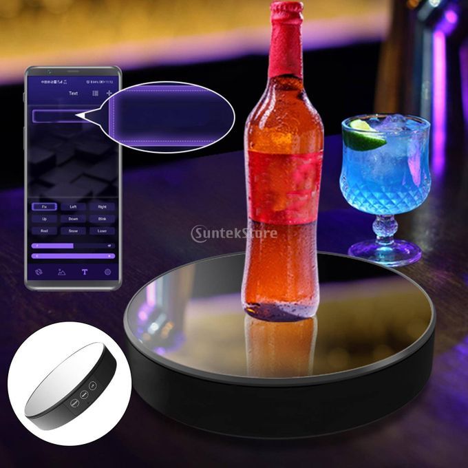 Professional Rotating Display Stand Photography Jewelry Glass Bag