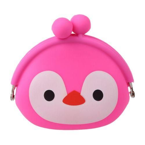 Women Gis Wallet Kawaii Cute Cartoon Animal Silicone Jelly