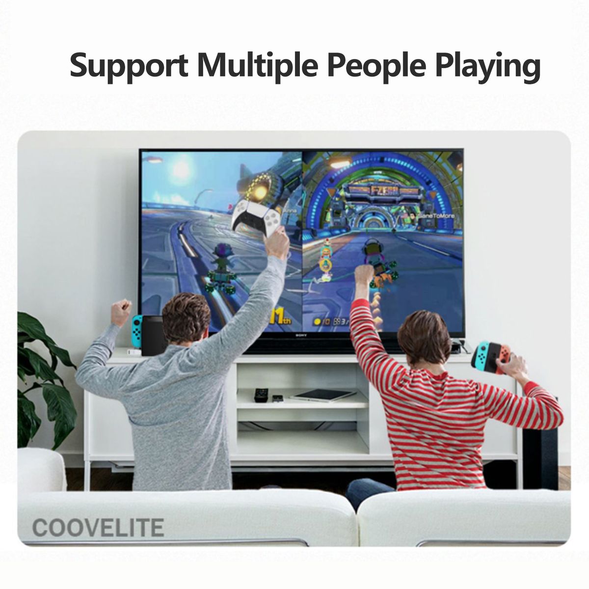 COOVElite DS50 Wireless Receiver BT Converter Plug And Play