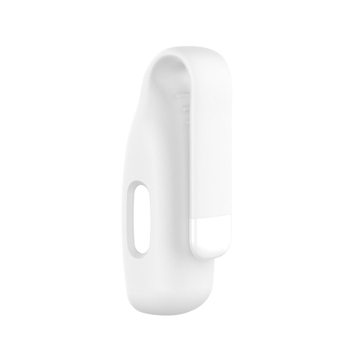 Silicone Steel Clip Protective Shell Case Cover Watch-White