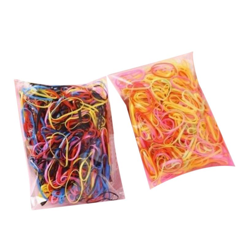 220Pcs Candy Color Kids Girls Hairpin Clip Rope-Multicolor