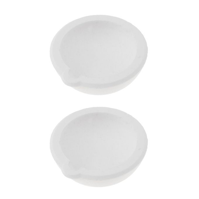 2Set Quartz Silica Melting Bowl Corrosion Resistance Casting For Gold