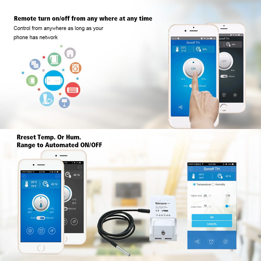 Waterproof DS18B20 Temperature Sensor Home