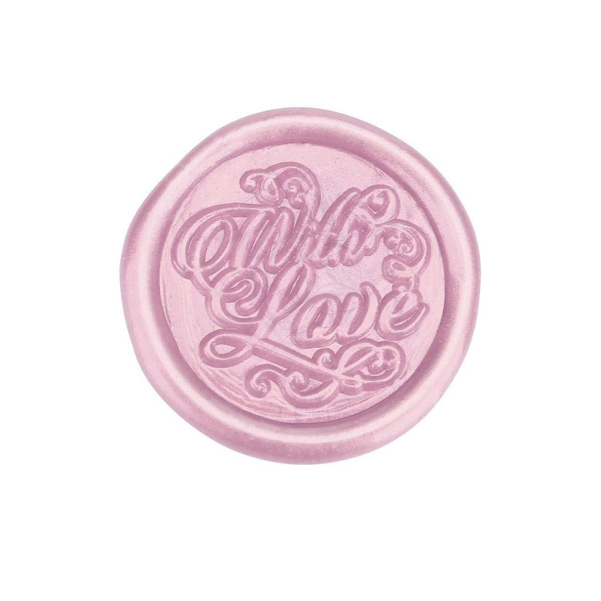 10 Pieces Sealing Wax Sticks for Wax Seal Stamp, Great(Pearly Pink)