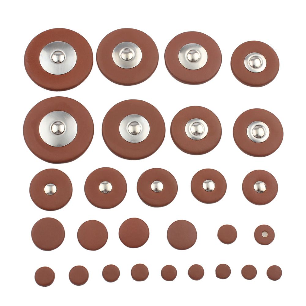 25pcs Sax Leather Pads Replacement For Tenor Saxophone