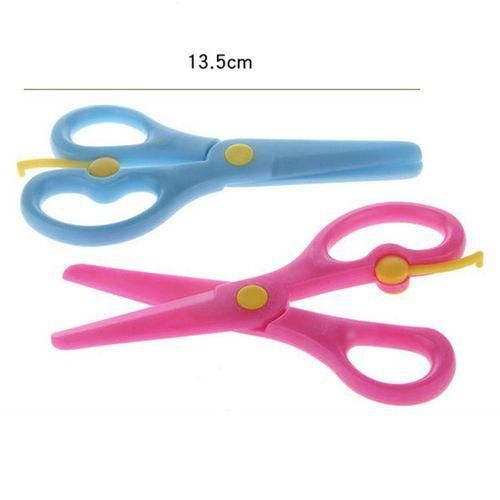 10Pcs Mini Safety Plastic Scissors Student Kids