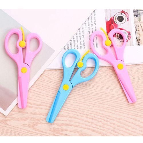10Pcs Mini Safety Plastic Scissors Student Kids