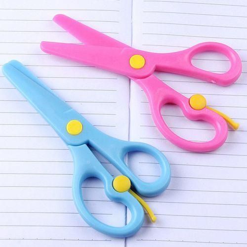 10Pcs Mini Safety Plastic Scissors Student Kids