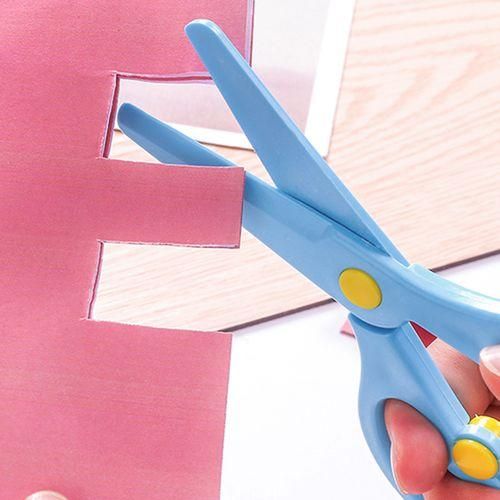 10Pcs Mini Safety Plastic Scissors Student Kids