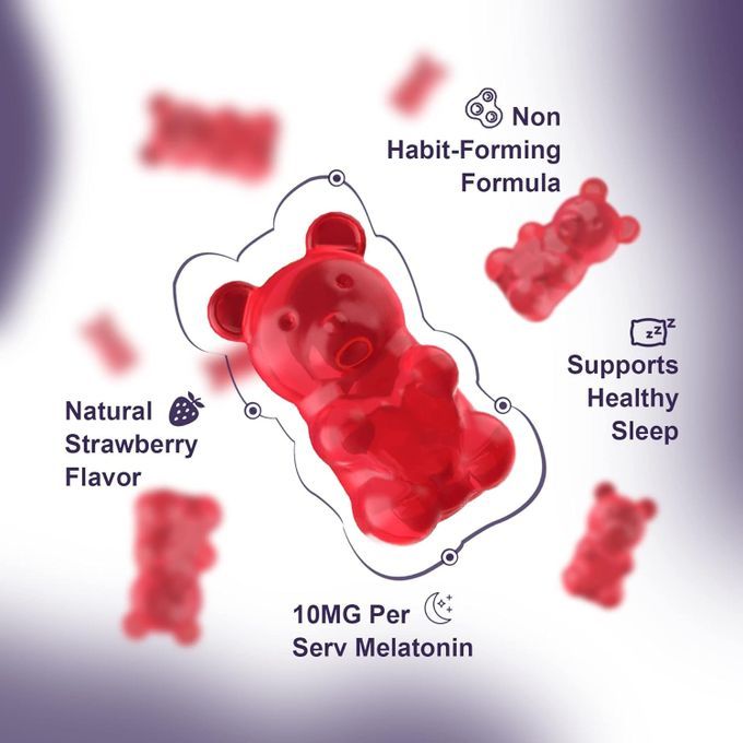 Daynee Vegan Gummies  60 Pills To Improve Sleep -Supplement