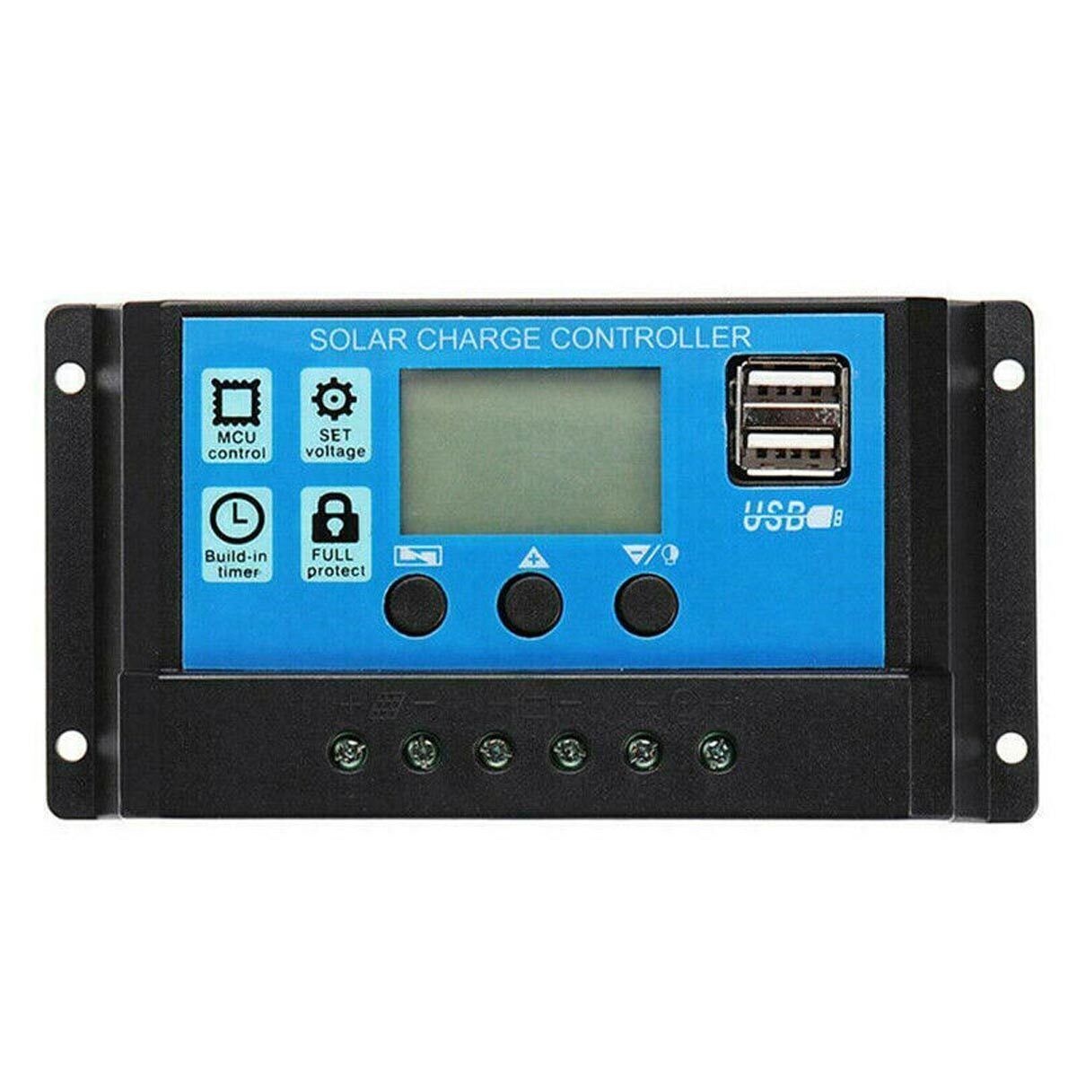 43cm X 20cm 200W Solar Panel Complete Set Kit 12V 10-100A Charger Controller For ,Marine Camping Caravan Boat With 30A Controller
