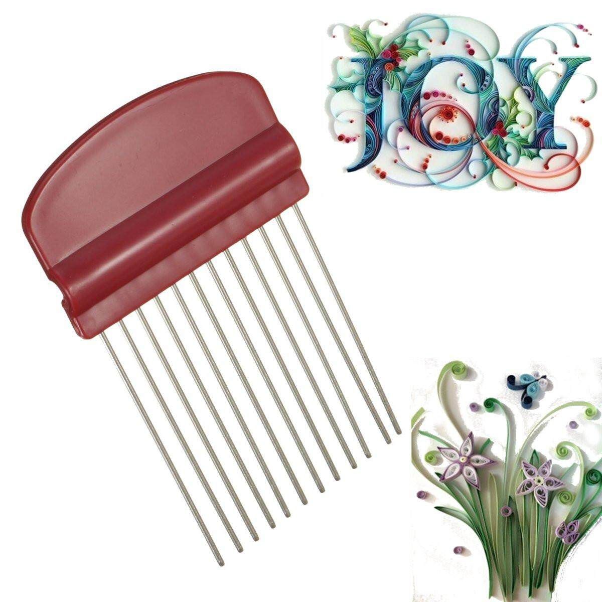 1Pcs Paper Quilling Comb Paper Craft Tool Accessory Creat Loops 10.5x6.5cm