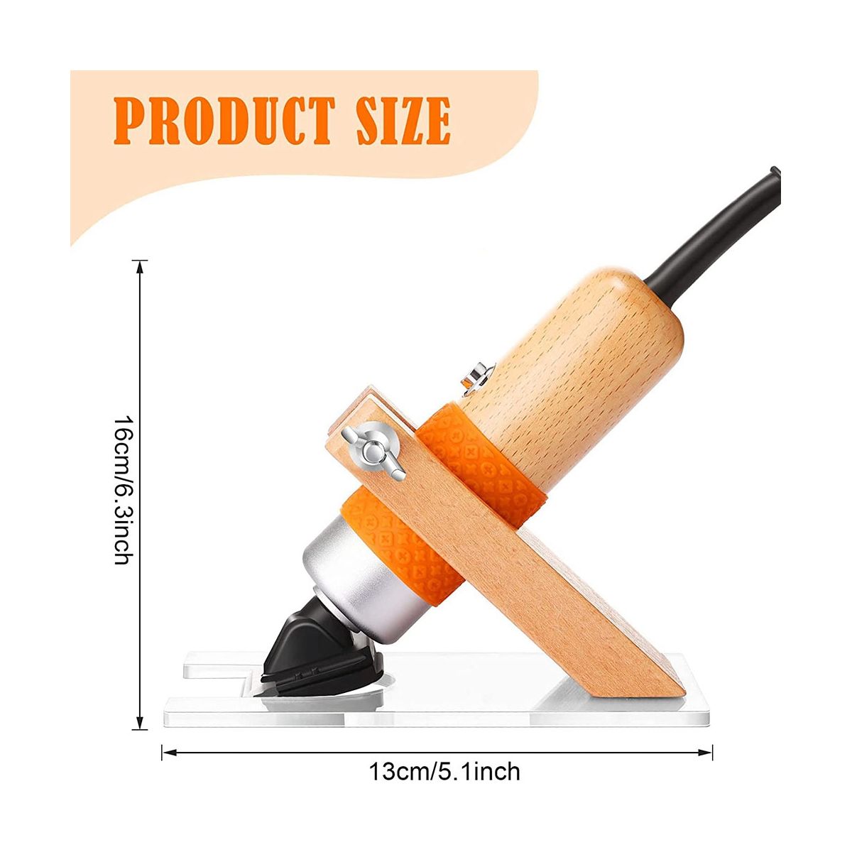 Carpet Trimmer Guide Shearing Guide Fittings Bracket KitSolid Wood Acrylic Shearing Guide