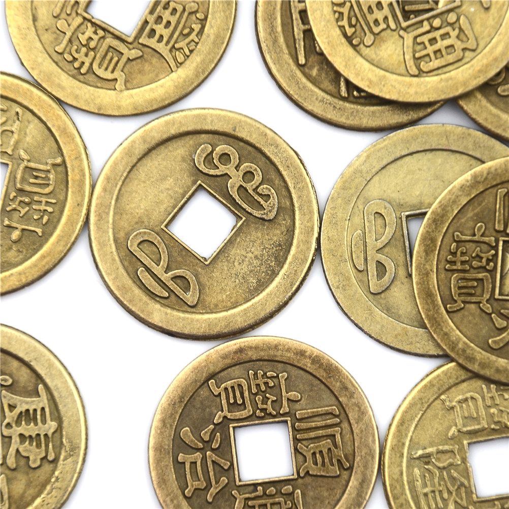 20PCS Lot Chinese Feng Shui Fortune Coin For Wealth Success