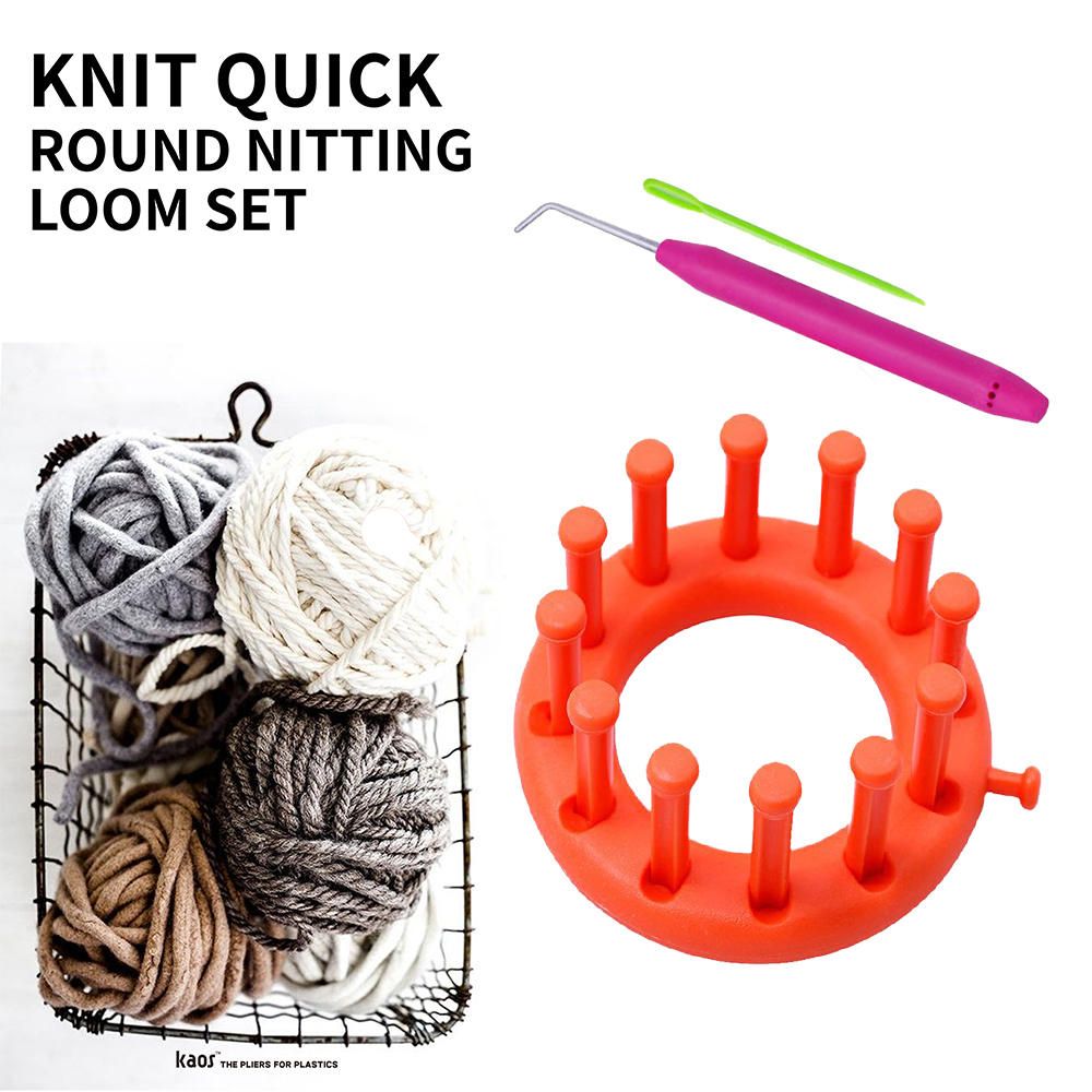 Durable Handcrafts Knitting Loom Knit Kit Gift For Hat Scarves Socks