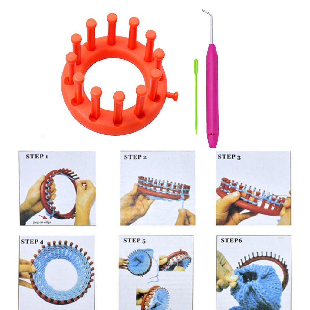 Durable Handcrafts Knitting Loom Knit Kit Gift For Hat Scarves Socks