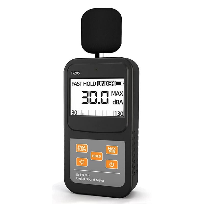 Digital Sound Level Meter Handheld SPL Meter,30-130DB Audio