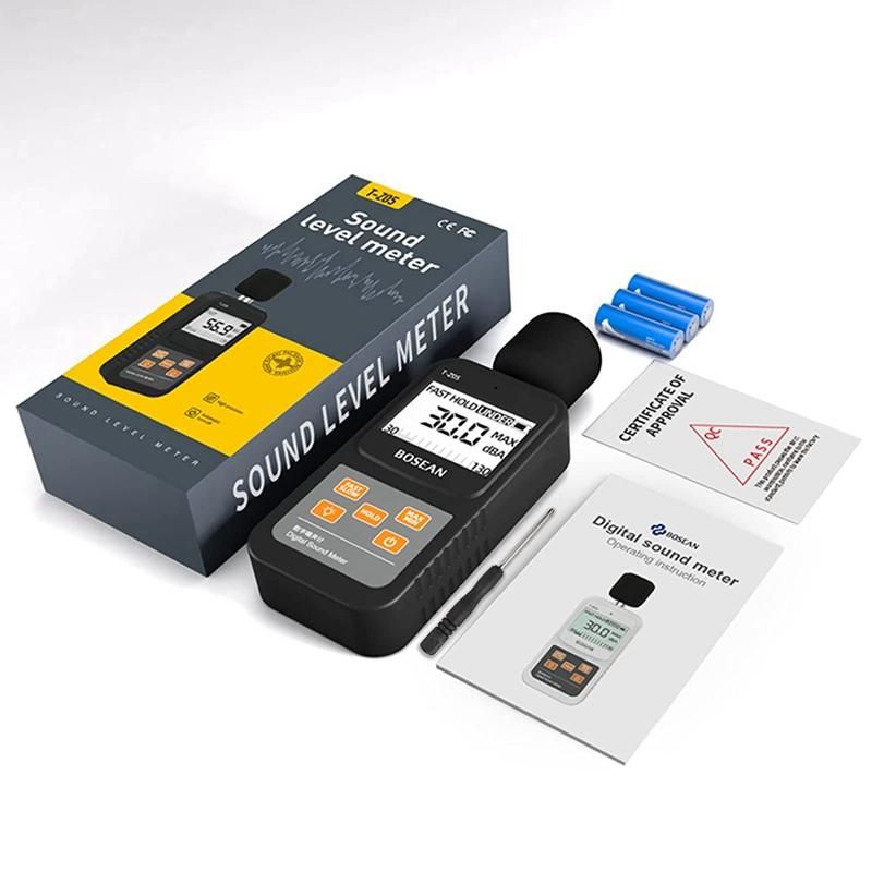 Digital Sound Level Meter Handheld SPL Meter,30-130DB Audio