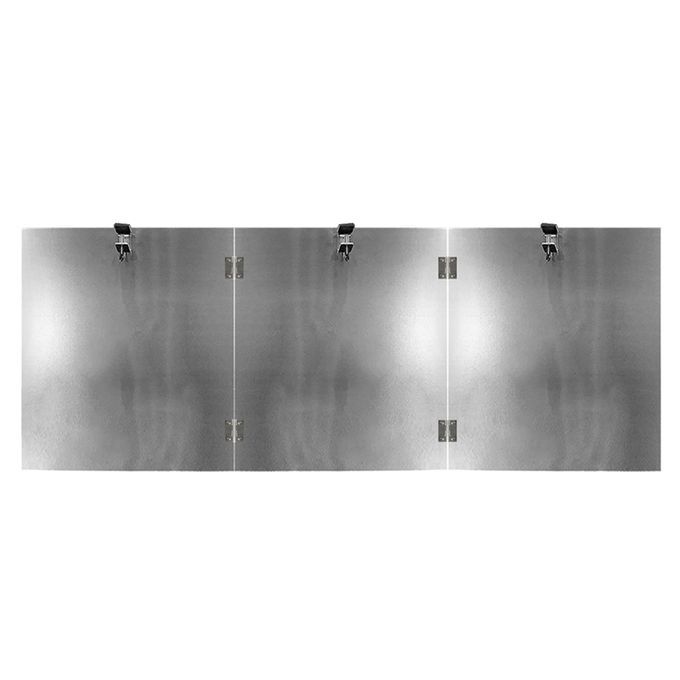 3PCS Silver Aluminium Thermal Collector Reflector