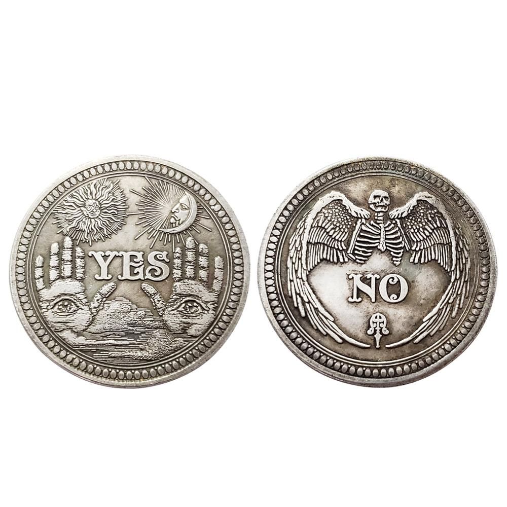 Yes Or No Skull Commemorative Coin Souvenir Challenge
