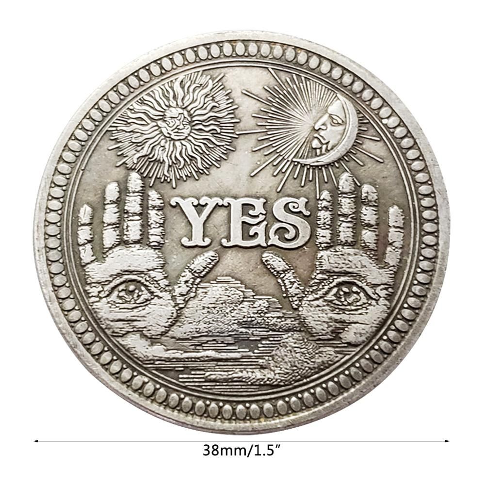 Yes Or No Skull Commemorative Coin Souvenir Challenge