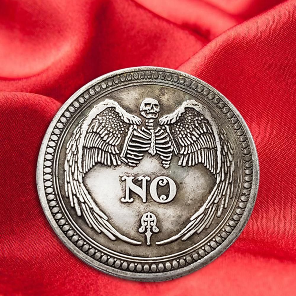 Yes Or No Skull Commemorative Coin Souvenir Challenge