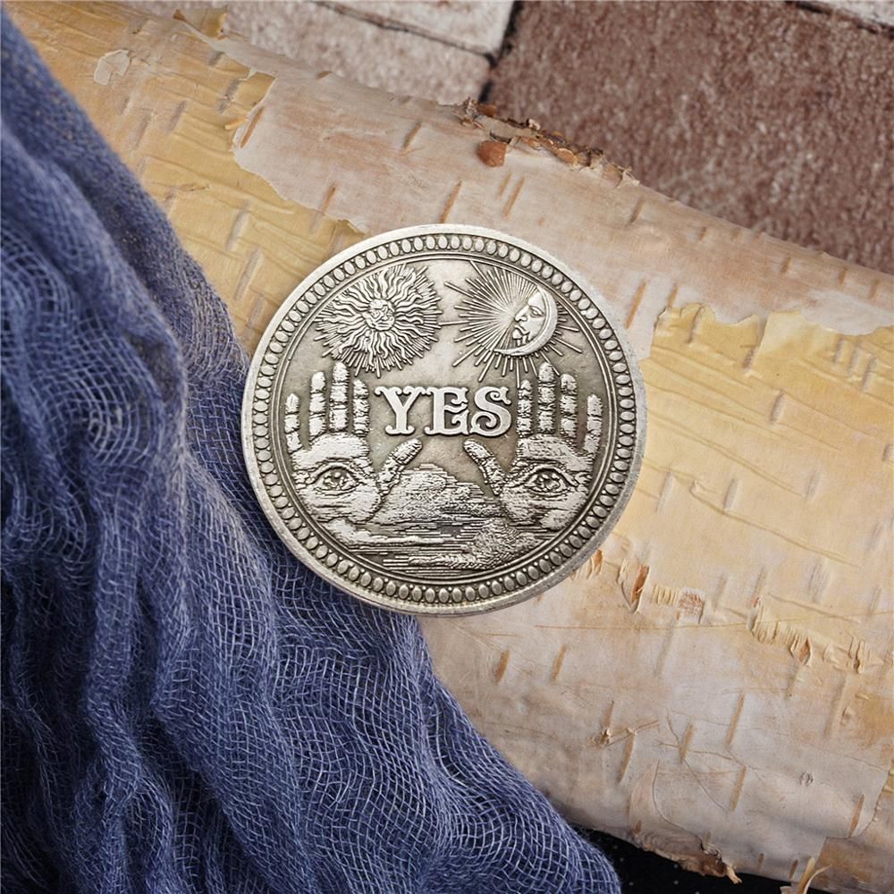 Yes Or No Skull Commemorative Coin Souvenir Challenge