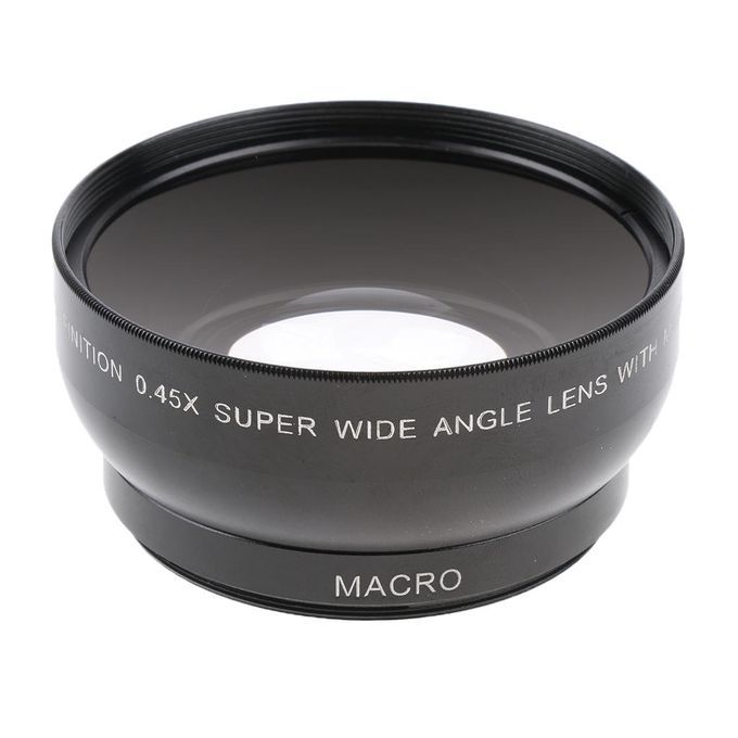 52mm 0.45x Super Wide Angle Macro Lens For Nikon D3200 D3100 D5200
