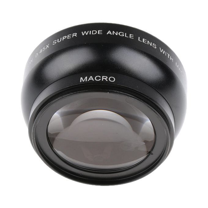 52mm 0.45x Super Wide Angle Macro Lens For Nikon D3200 D3100 D5200