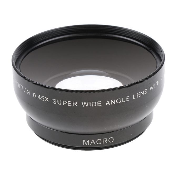 52mm 0.45x Super Wide Angle Macro Lens For Nikon D3200 D3100 D5200