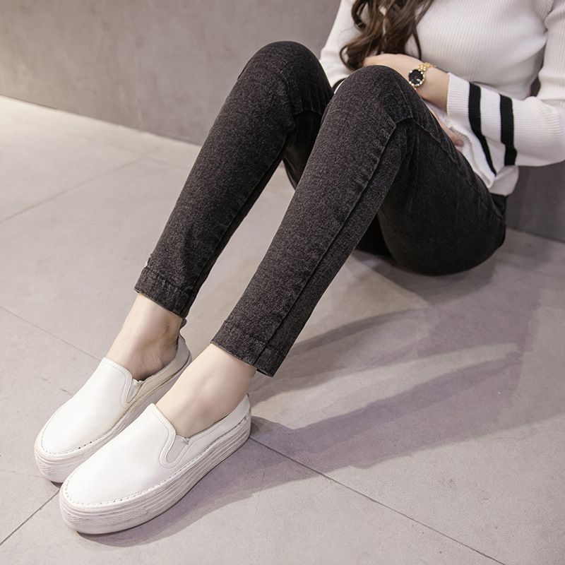 Adjustable Big Size  Maternity Jeans Pregnant Women Pant Leings Thin Soft