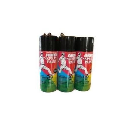 Aerosol Abro Spray Paint Black X 3pcs