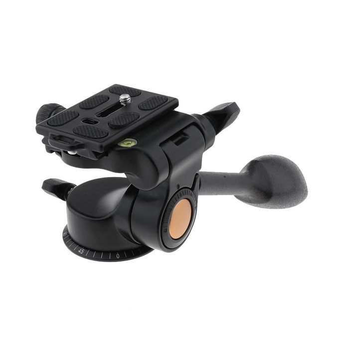 Camera Tripod Handle Ball Head With 1/4inch Plate, 3-Dimensional For