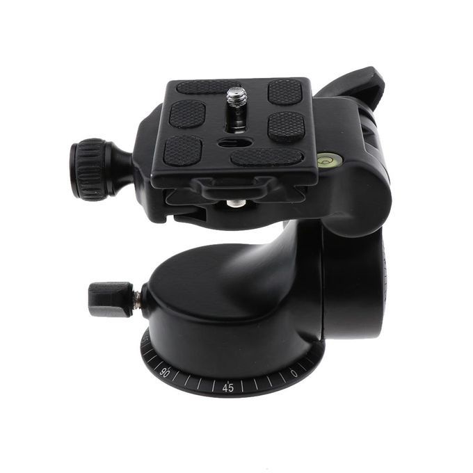 Camera Tripod Handle Ball Head With 1/4inch Plate, 3-Dimensional For