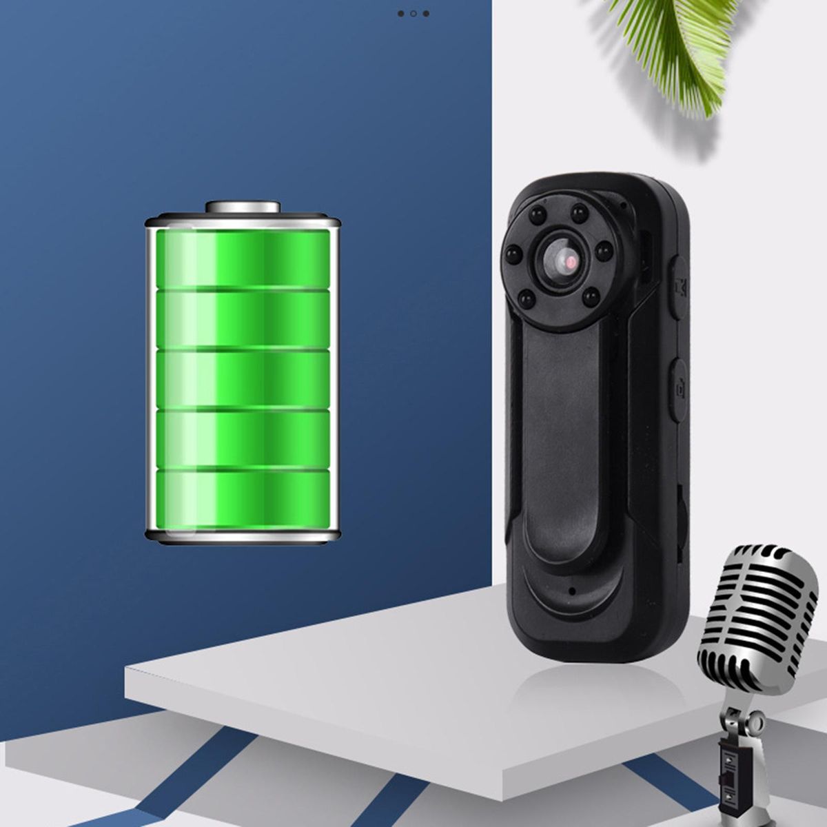 Mini Body Camera WiFi Camera Cam Loop Recording Rechargeable 1080P