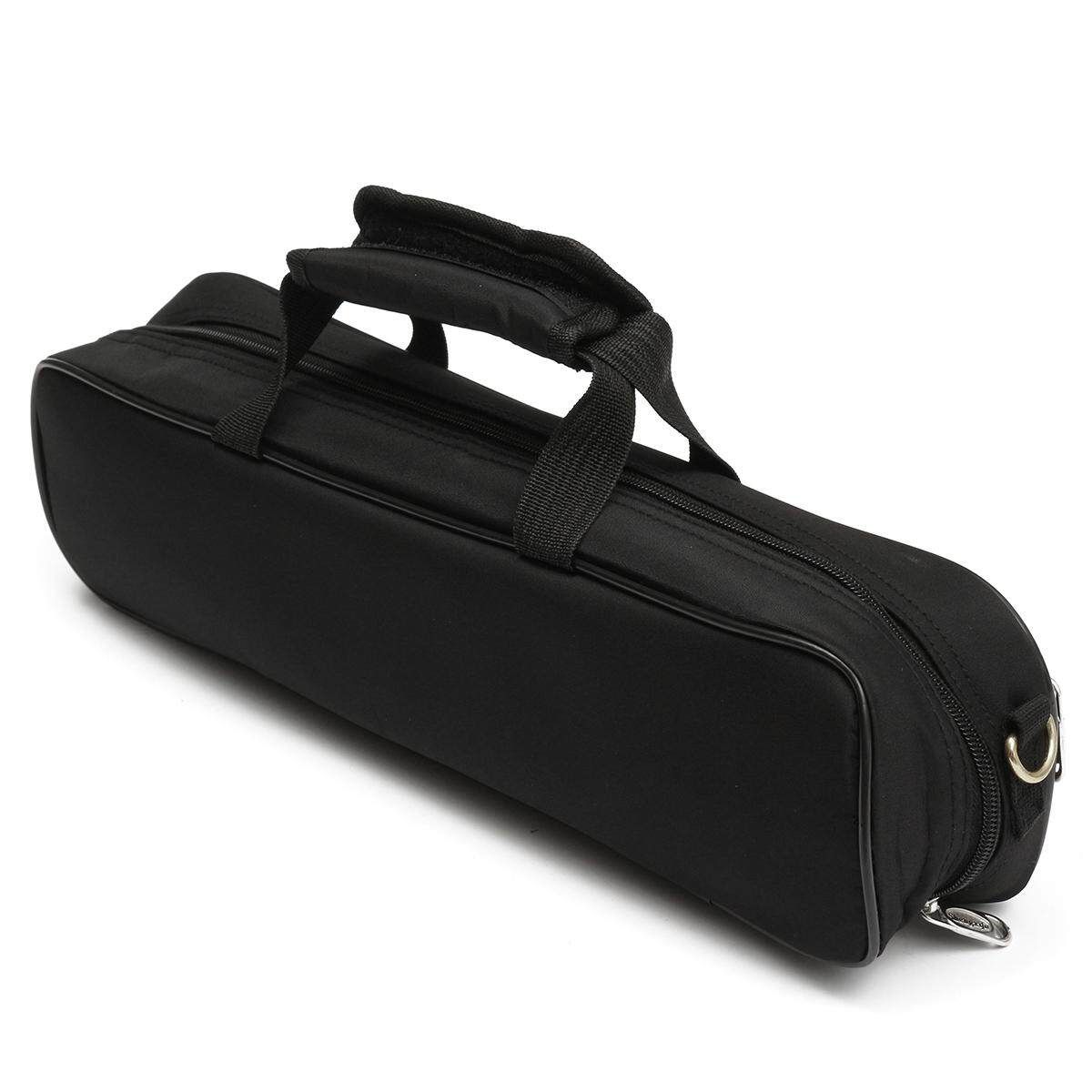 Flute Carrying Handbag Box Case With Side Pocket Adjustable Shoulder Strap New