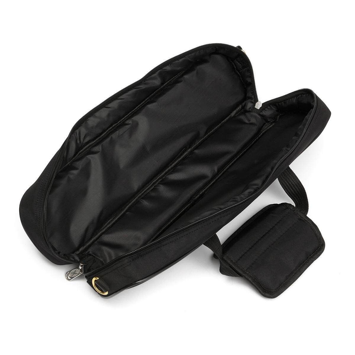Flute Carrying Handbag Box Case With Side Pocket Adjustable Shoulder Strap New
