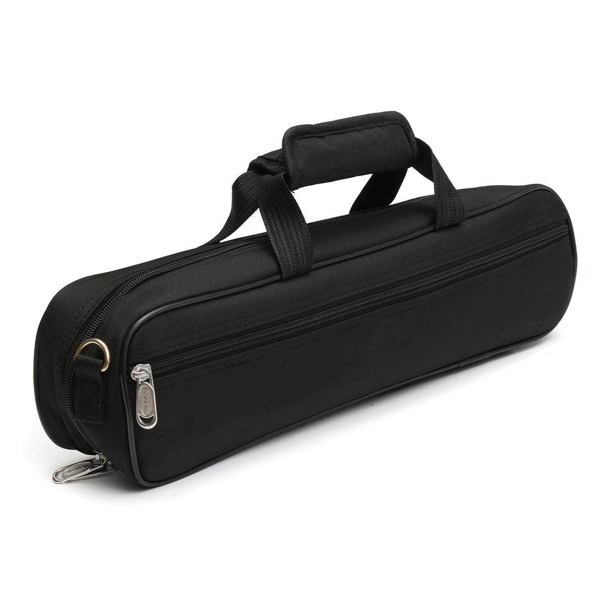 Flute Carrying Handbag Box Case With Side Pocket Adjustable Shoulder Strap New