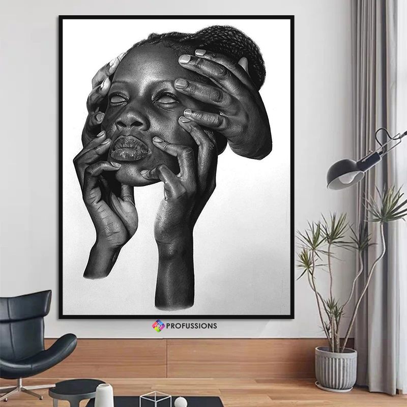 Wall Framed Pencil Masterpiece Artwork Painting Design