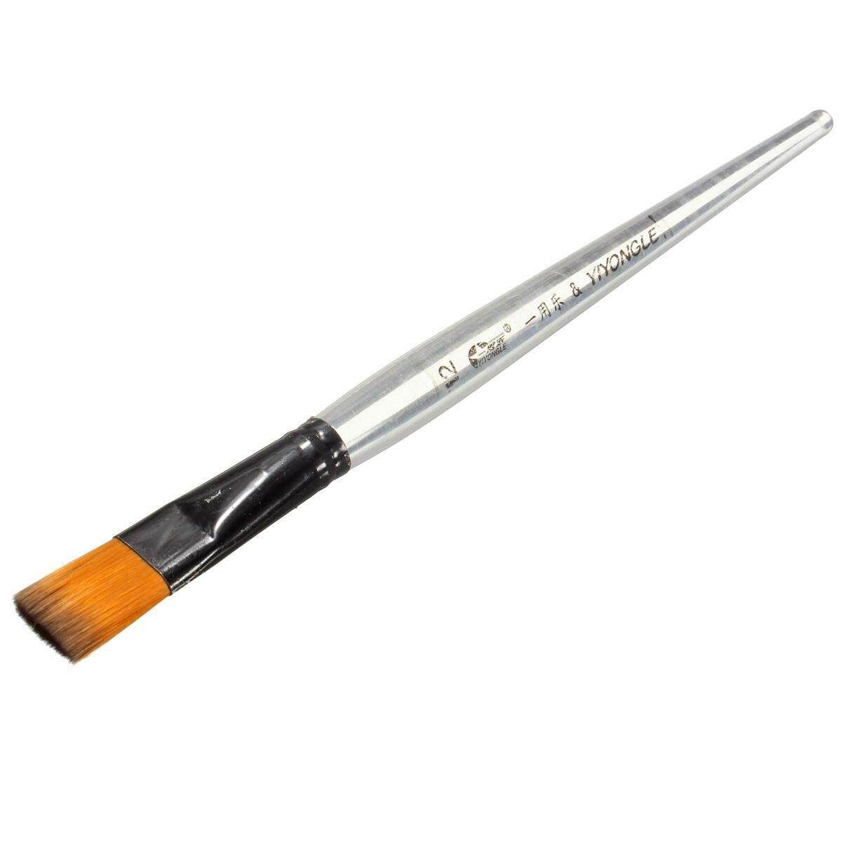 6pcs Artist Paint Brush Set Nylon Watercolor Plastic Acrylic Oil Supply