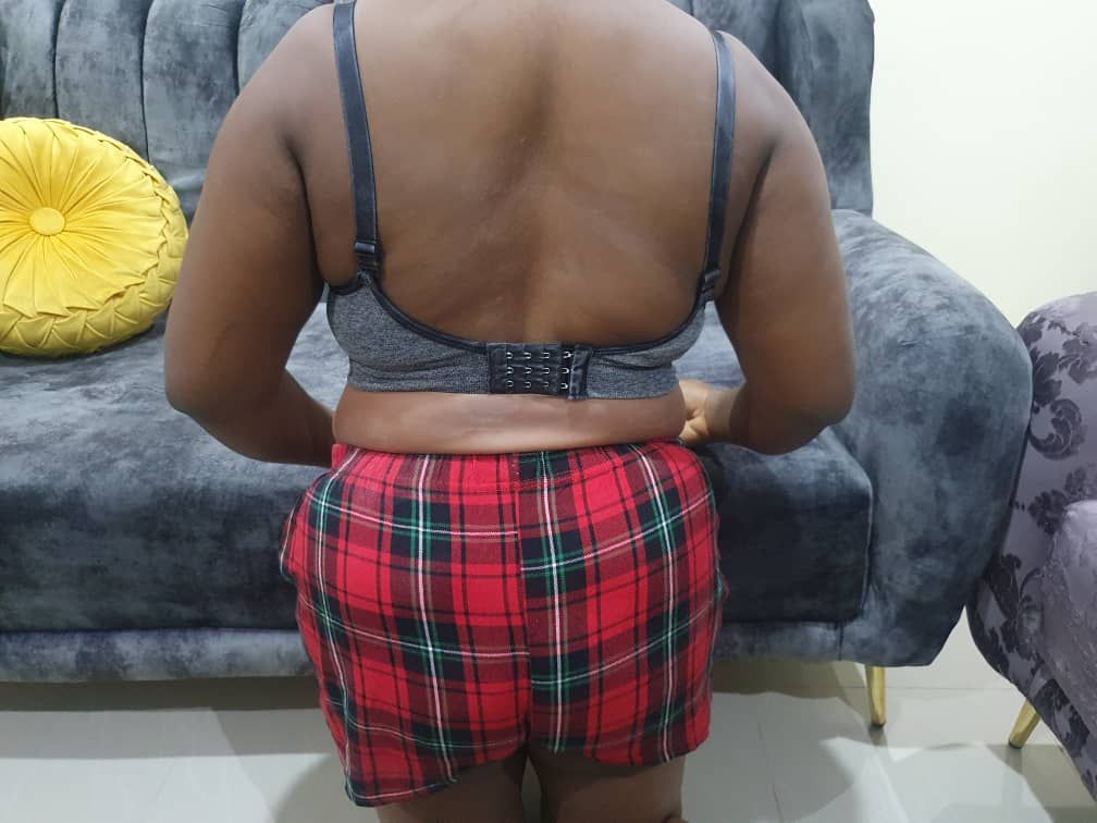 2nd Stage Brown Skin Fake Pregnancy Belly Color 4