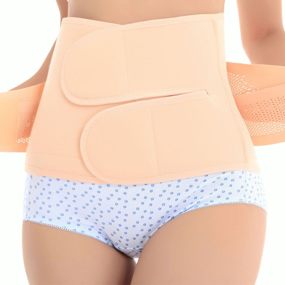 Women Recovery Corset Girdle Wrap Belly Band Elasticity Bodybuilding Belt Postpartum Slim Waist Adjustable