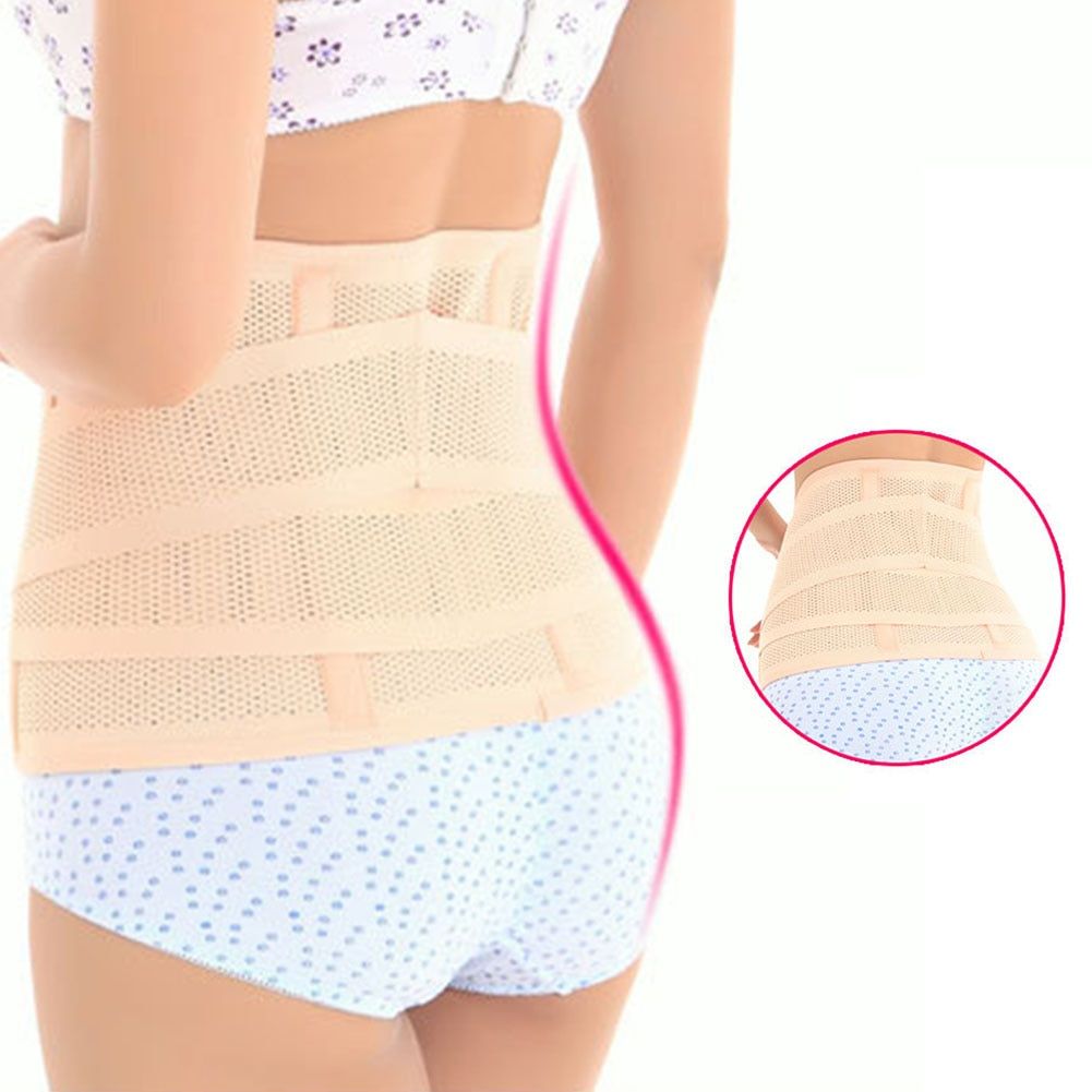 Women Recovery Corset Girdle Wrap Belly Band Elasticity Bodybuilding Belt Postpartum Slim Waist Adjustable
