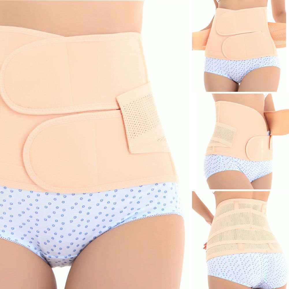 Women Recovery Corset Girdle Wrap Belly Band Elasticity Bodybuilding Belt Postpartum Slim Waist Adjustable